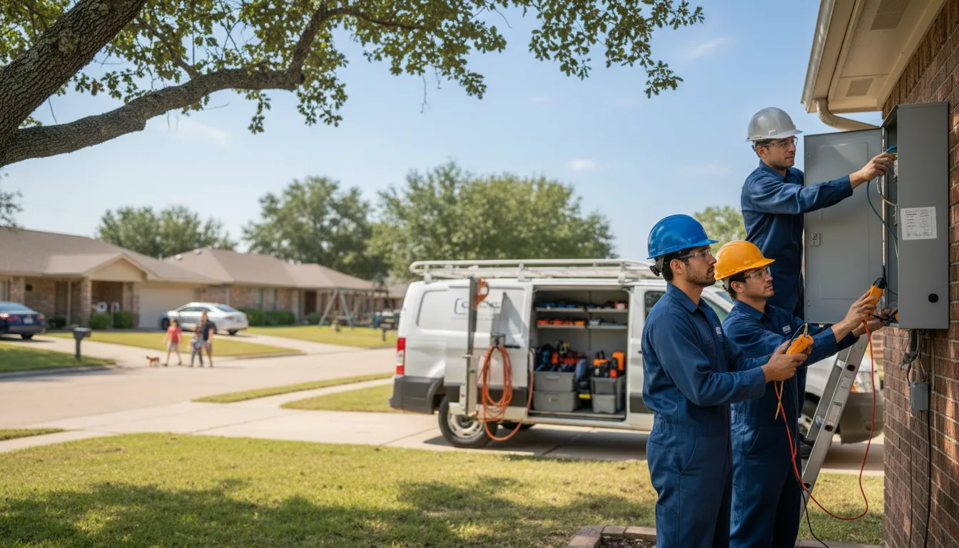 Certified electrician providing emergency electrical services in Revere, MO